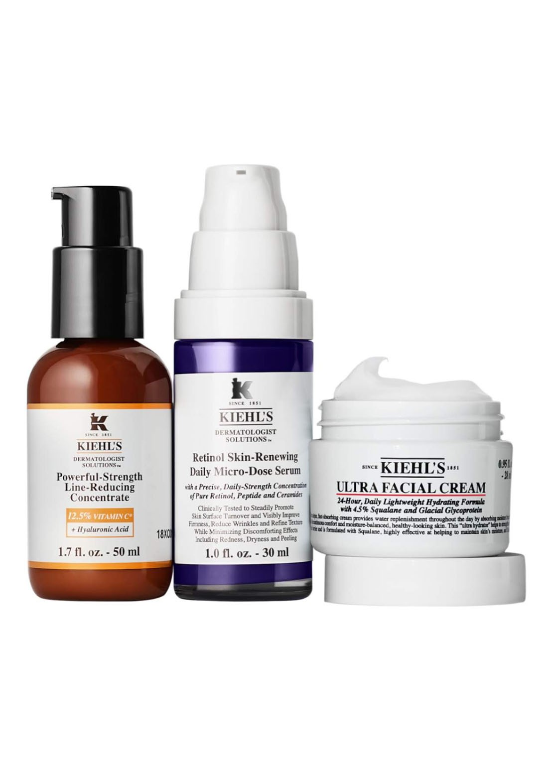 Kiehl's Skin Smoothing Solutions - verzorgingsset - voorkant undefined