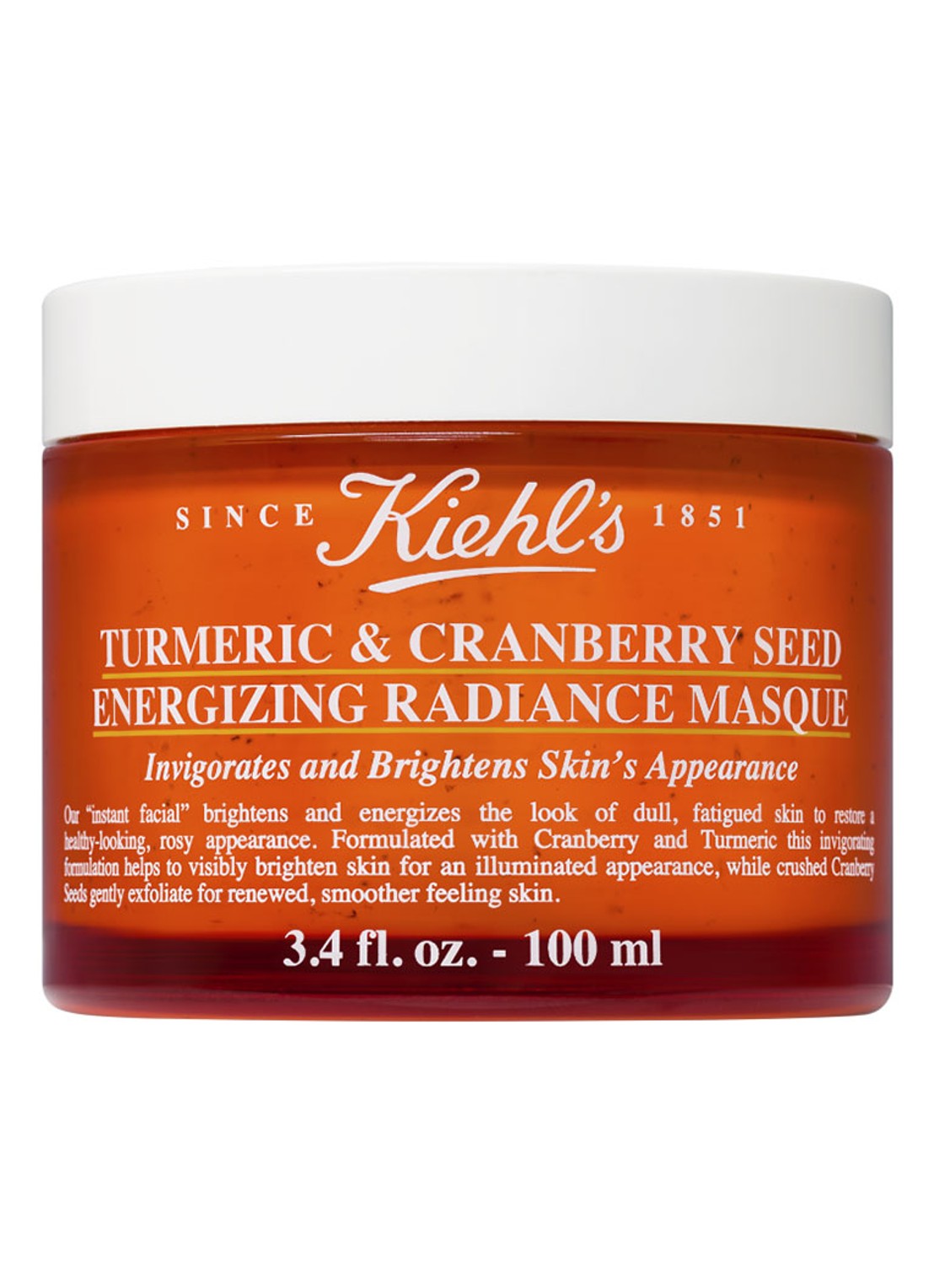 Kiehl's Turmeric & Cranberry Seed Energizing Radiance Masque - masker - voorkant undefined