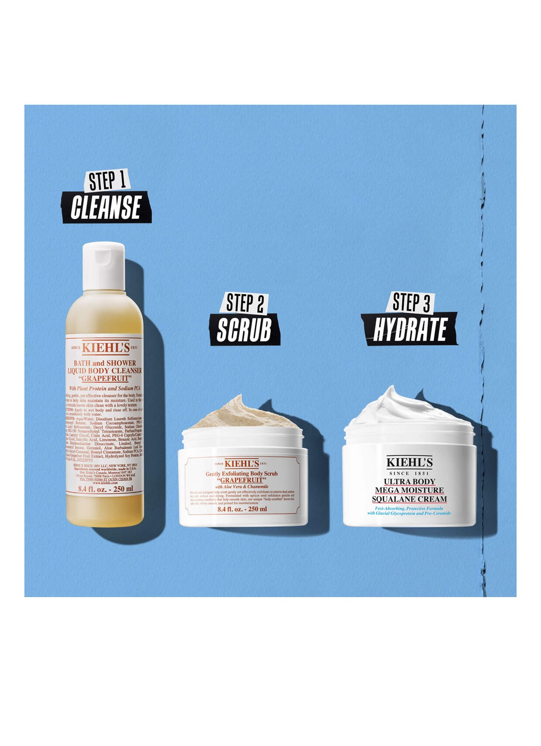 Kiehl's Ultra Body Mega Moisture Squalane Cream - bodycrème 250 ml - detail 5 undefined