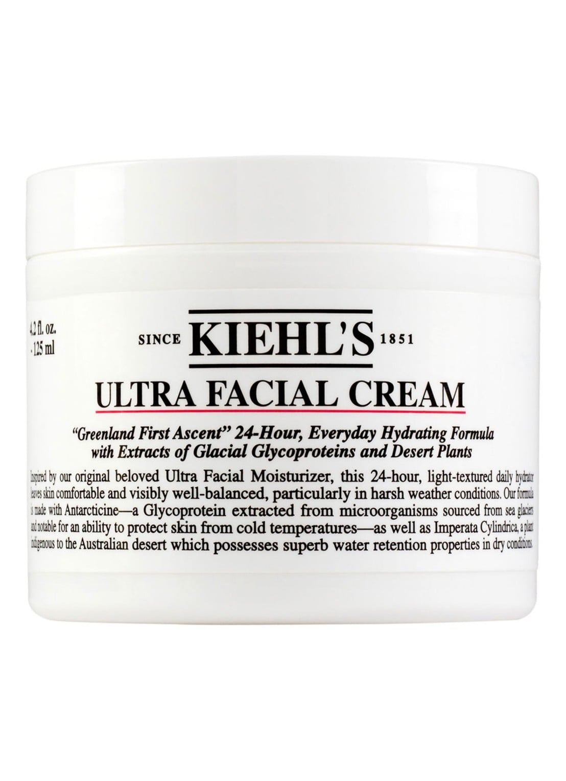 Kiehl's Ultra Facial Cream - verzorgende dag- en nachtcrème - voorkant undefined