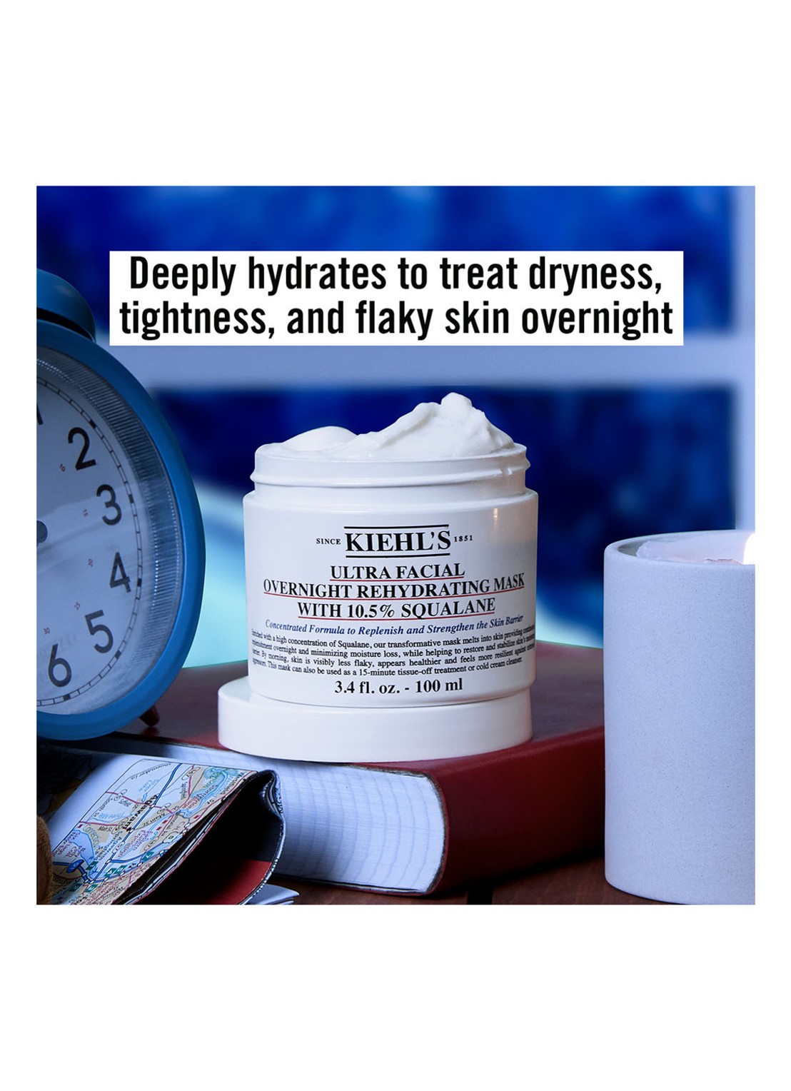 Kiehl's Ultra Facial Overnight Hydrating Mask With 10,5% Squalane - nachtmasker - detail 4 undefined