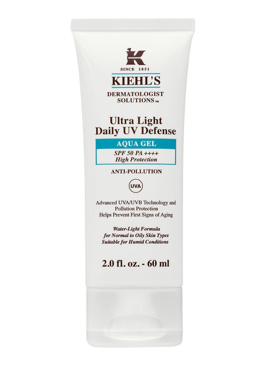 Kiehl's Ultra Light Daily UV Defense SPF 50 - zonnebrand  - voorkant undefined