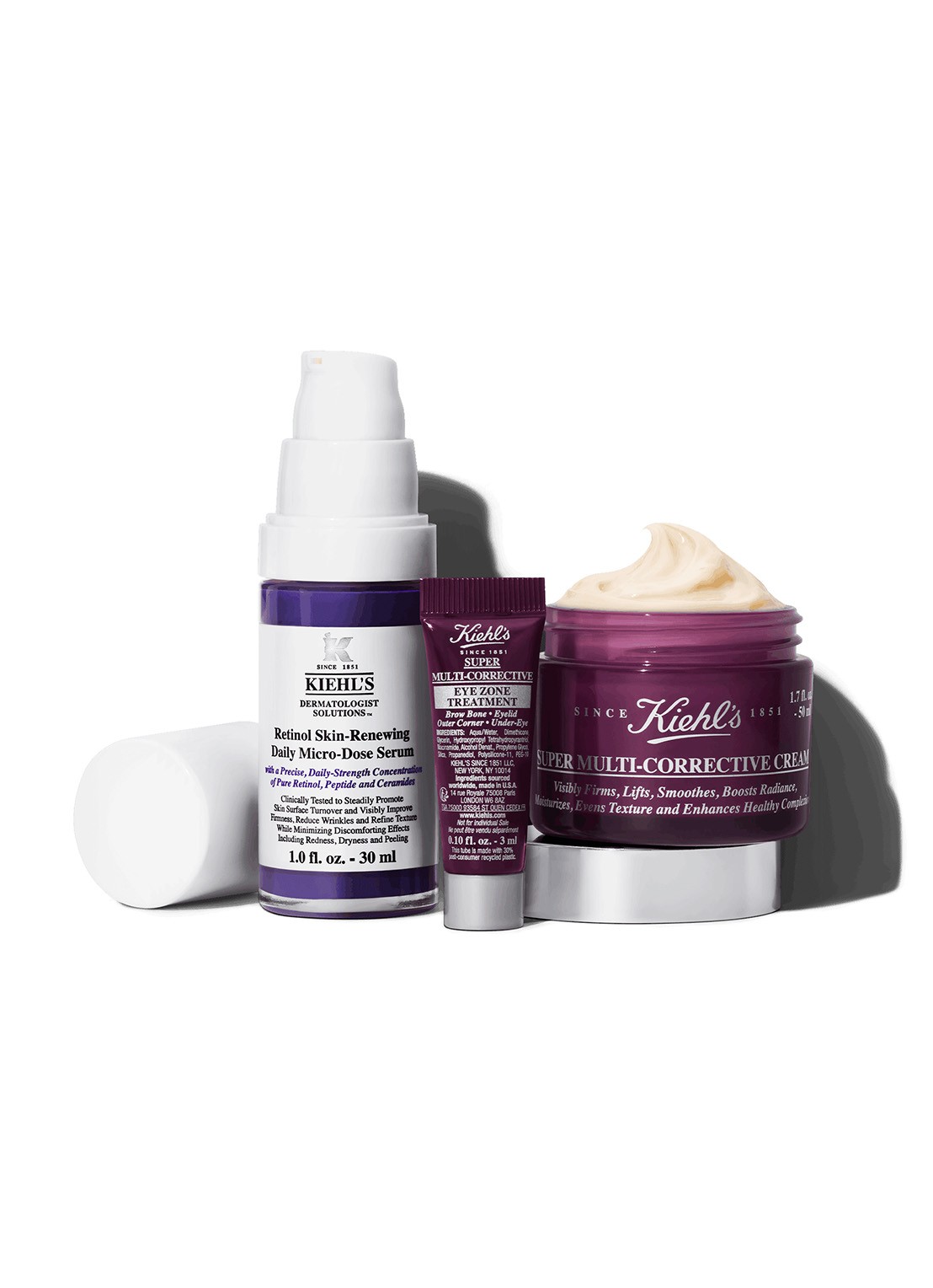 Kiehl's Unwrap smooth skin set - anti-ageing - voorkant 2 beige