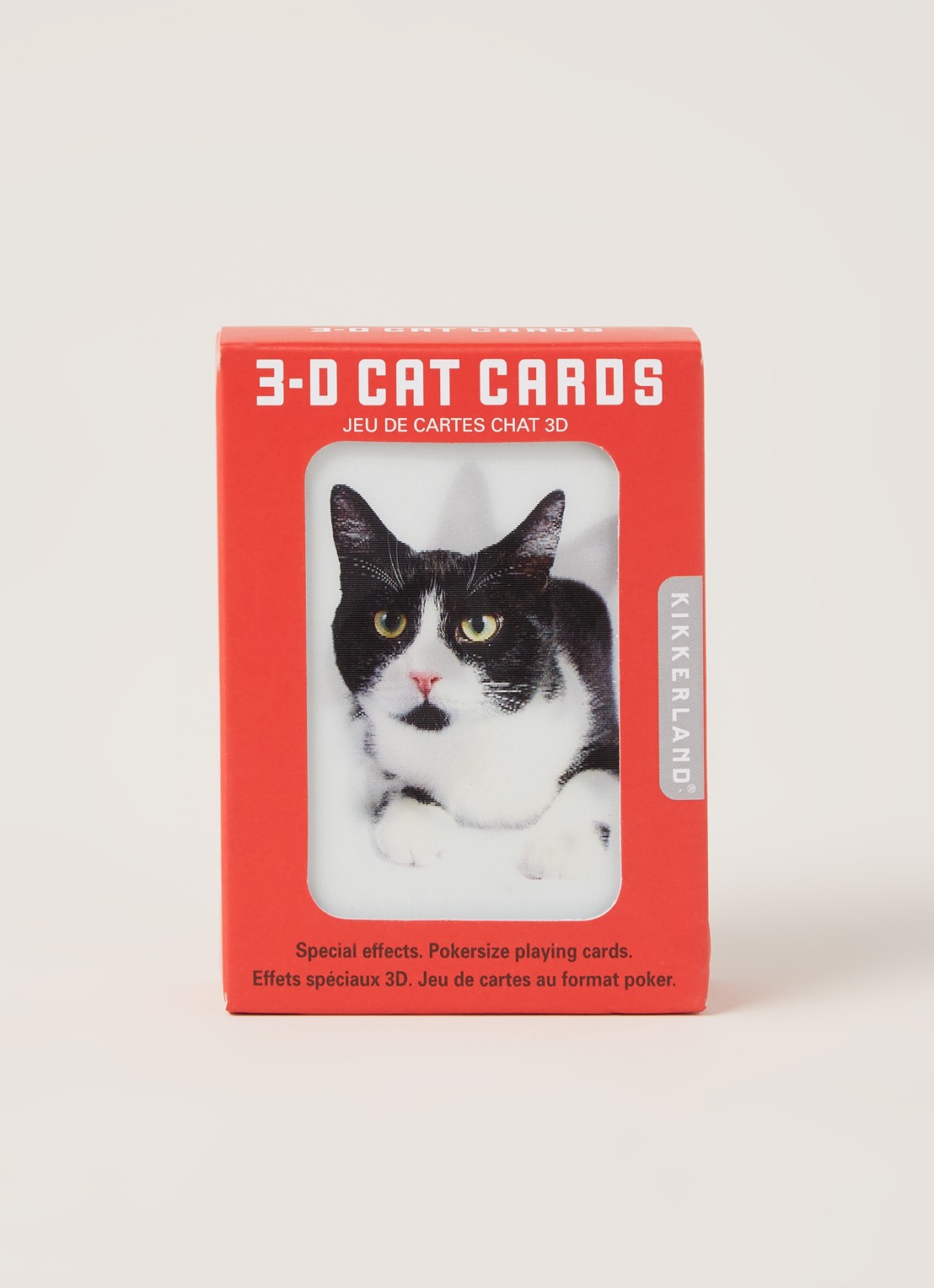 Kikkerland 3D katten kaartspel - voorkant 2 undefined