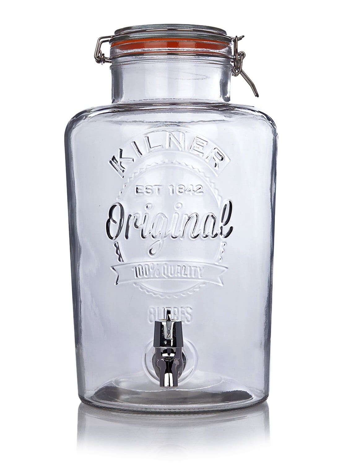 Kilner Drankdispenser met tapkraan 8 liter - voorkant undefined