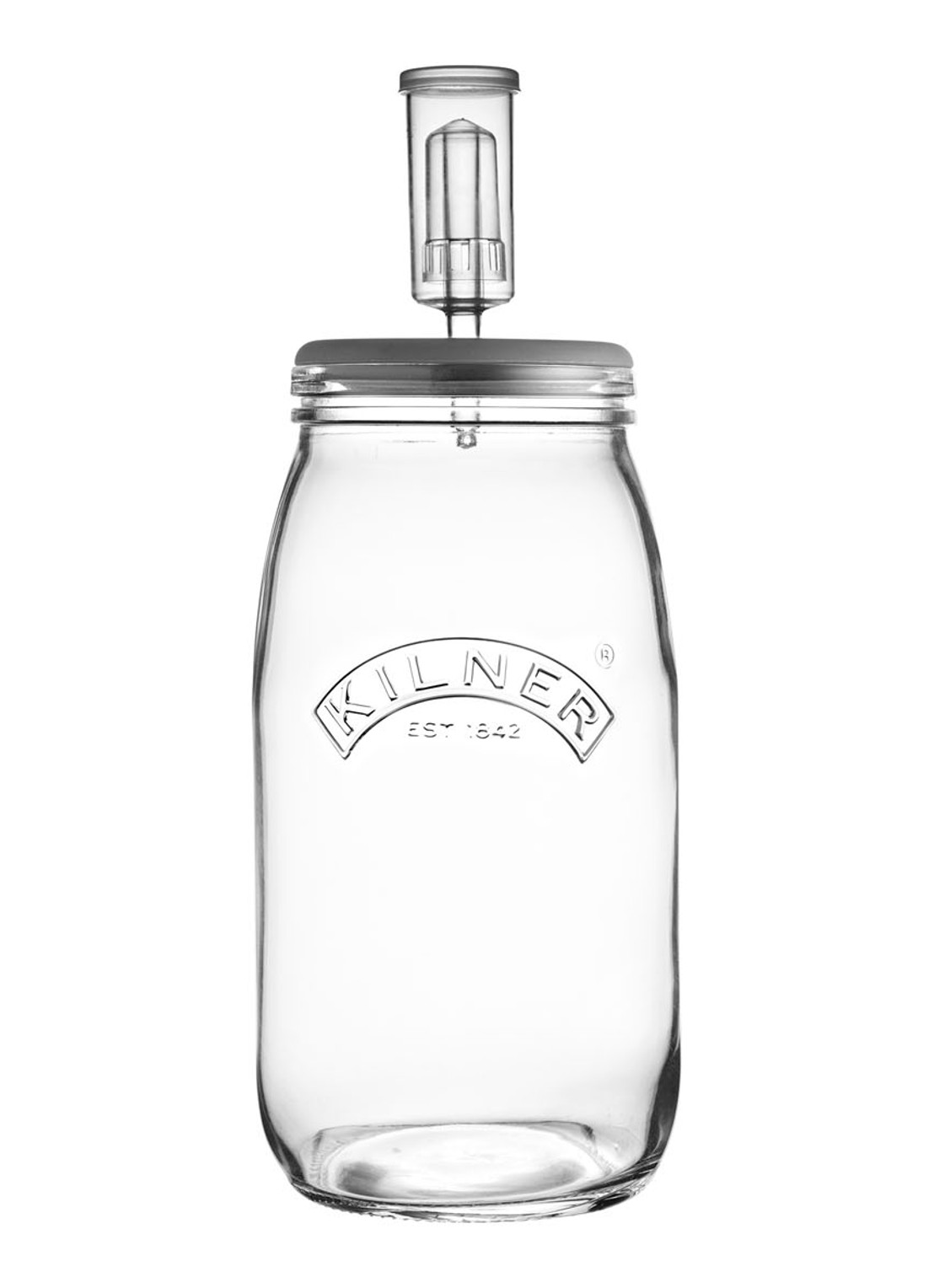 Kilner Fermentatie weckpot 3 liter - voorkant 2 transparant