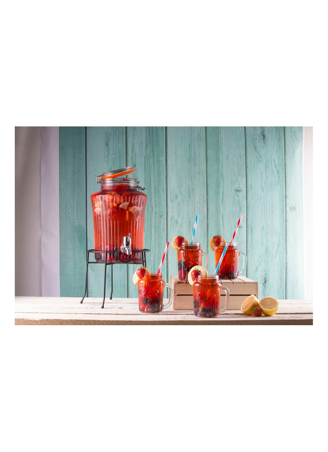 Kilner Houder van metaal voor drankdispenser 5 tot 8 liter - voorkant 3 undefined