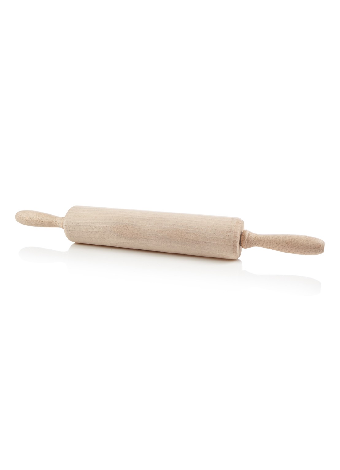 Kitchen Basics Deegroller van hout 45 cm - voorkant lichtbruin