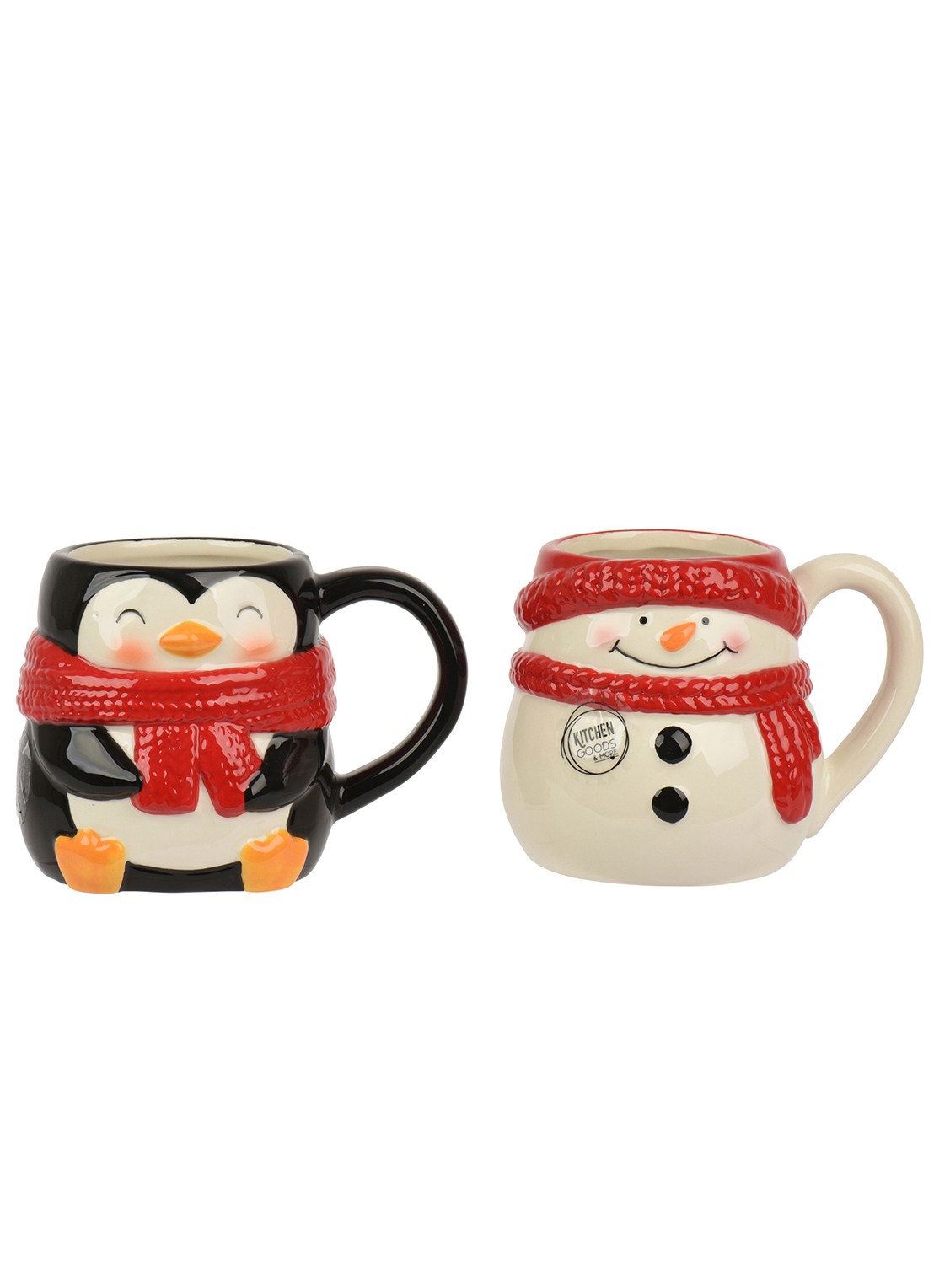 Kitchen Goods Mok set van 2 - voorkant rood
