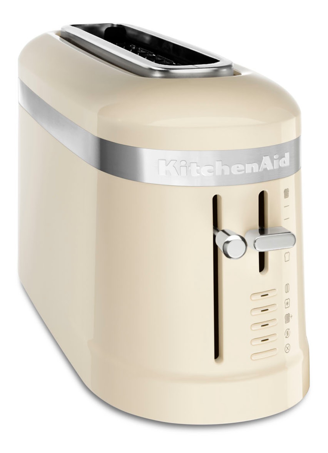 KitchenAid 2-slice broodrooster 1-slot 5KMT3115EAC - Amandelwit - voorkant creme