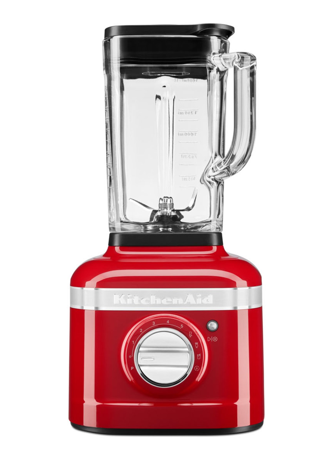 KitchenAid Artisan blender 1,4 liter K400 - Appelrood - voorkant steenrood