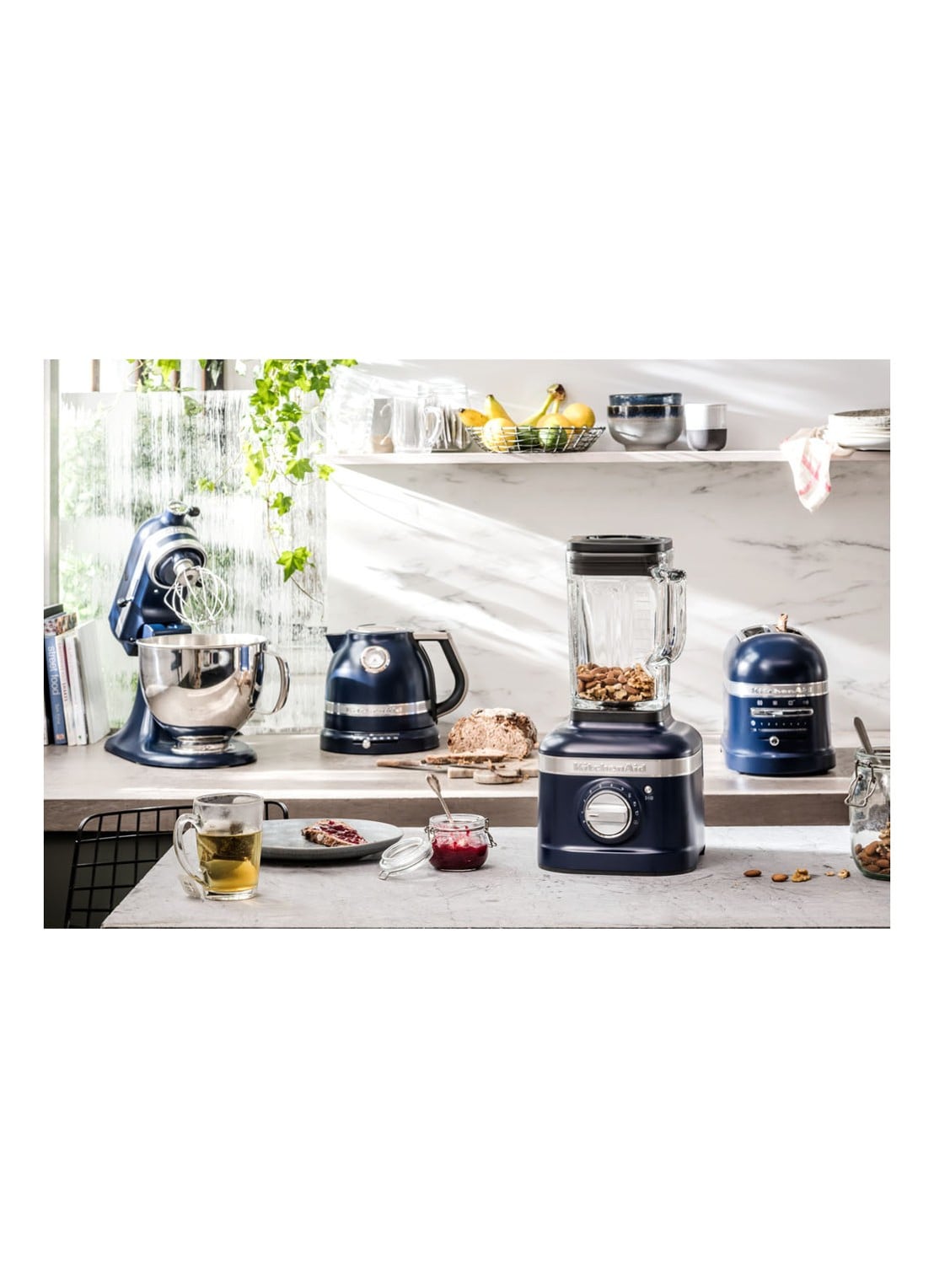 KitchenAid Artisan blender 1,4 liter K400 - Ink Blue - voorkant 2 ink blue