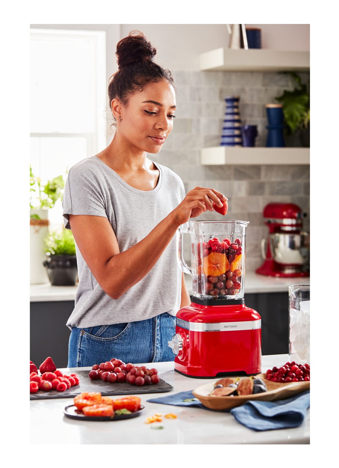 KitchenAid Artisan blender 1,4 liter K400 - Keizerrood - detail 4 keizerrood
