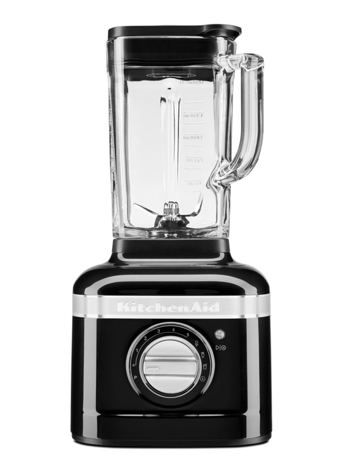KitchenAid Artisan blender 1,4 liter K400 - Onyx zwart - voorkant 3 zwart