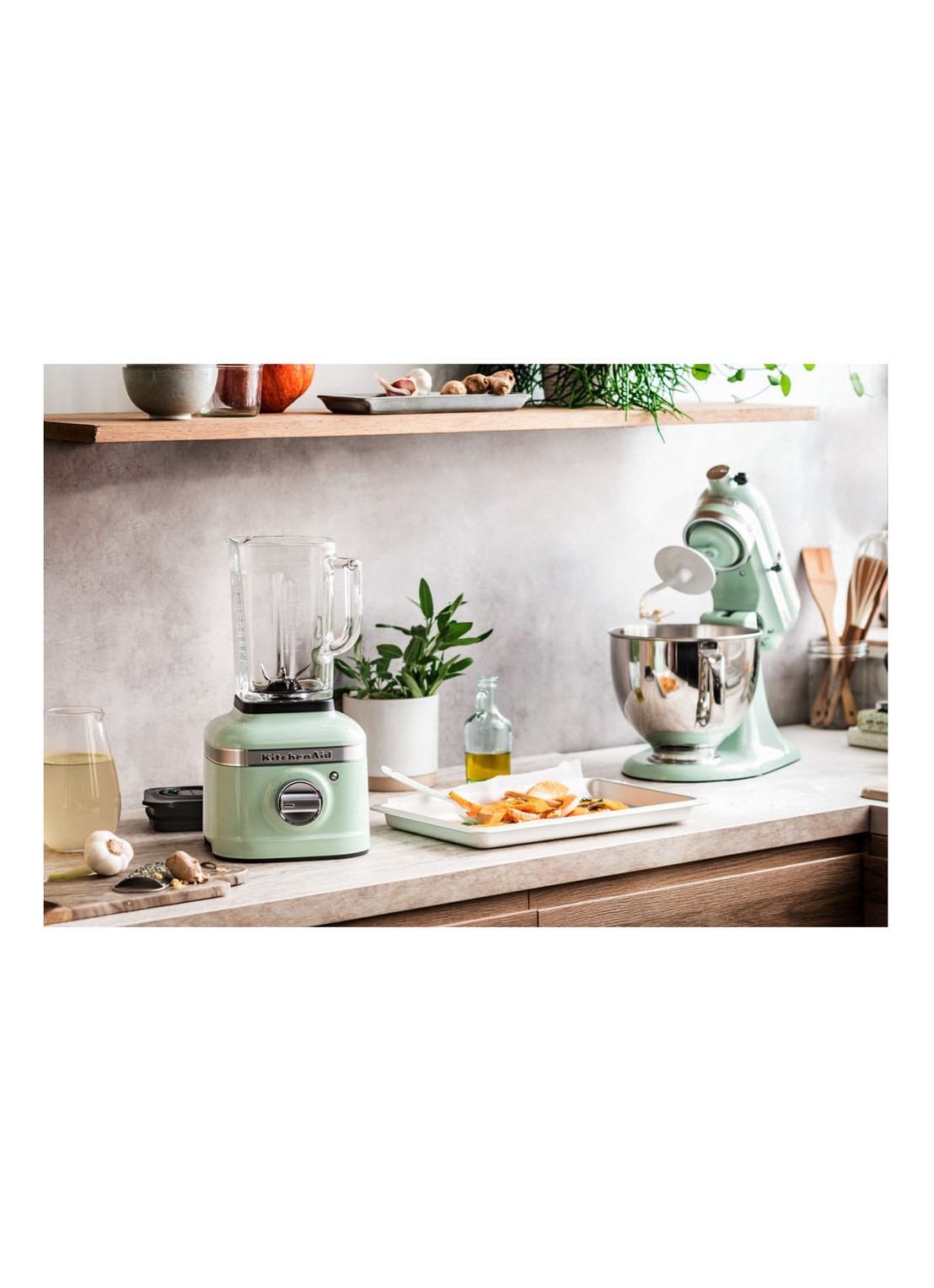 KitchenAid Artisan blender 1,4 liter K400 - Pistache - voorkant 7 mint