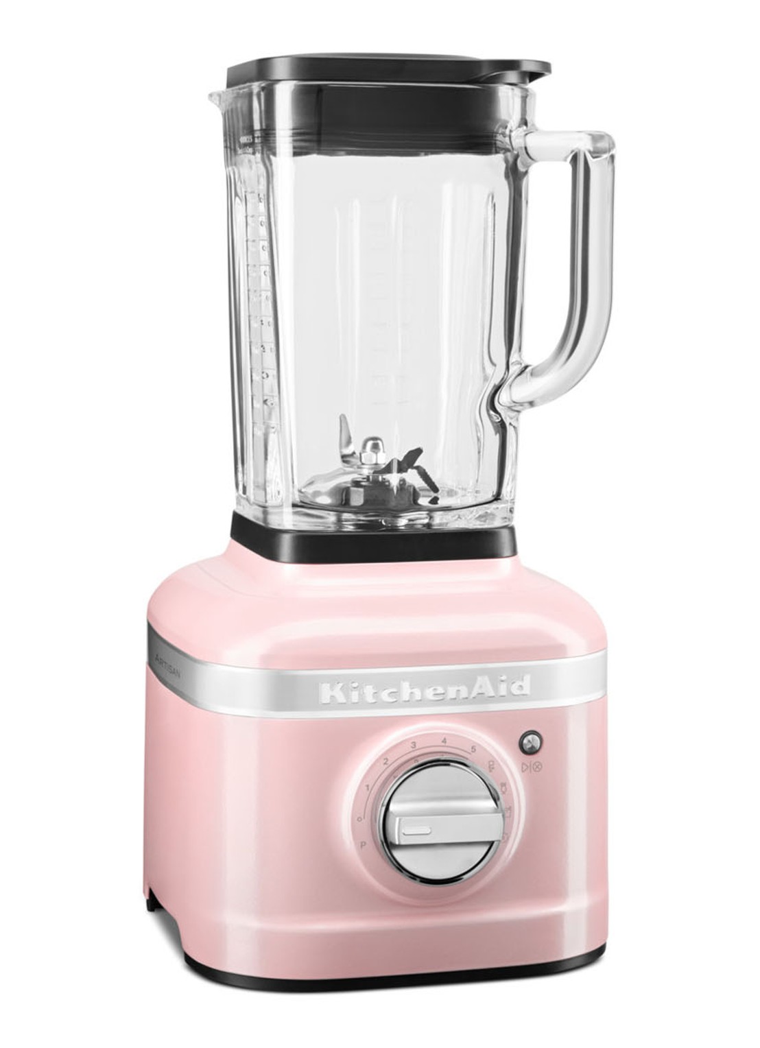 KitchenAid Artisan blender 1,4 liter K400 - Zijderoze - detail 3 lichtroze