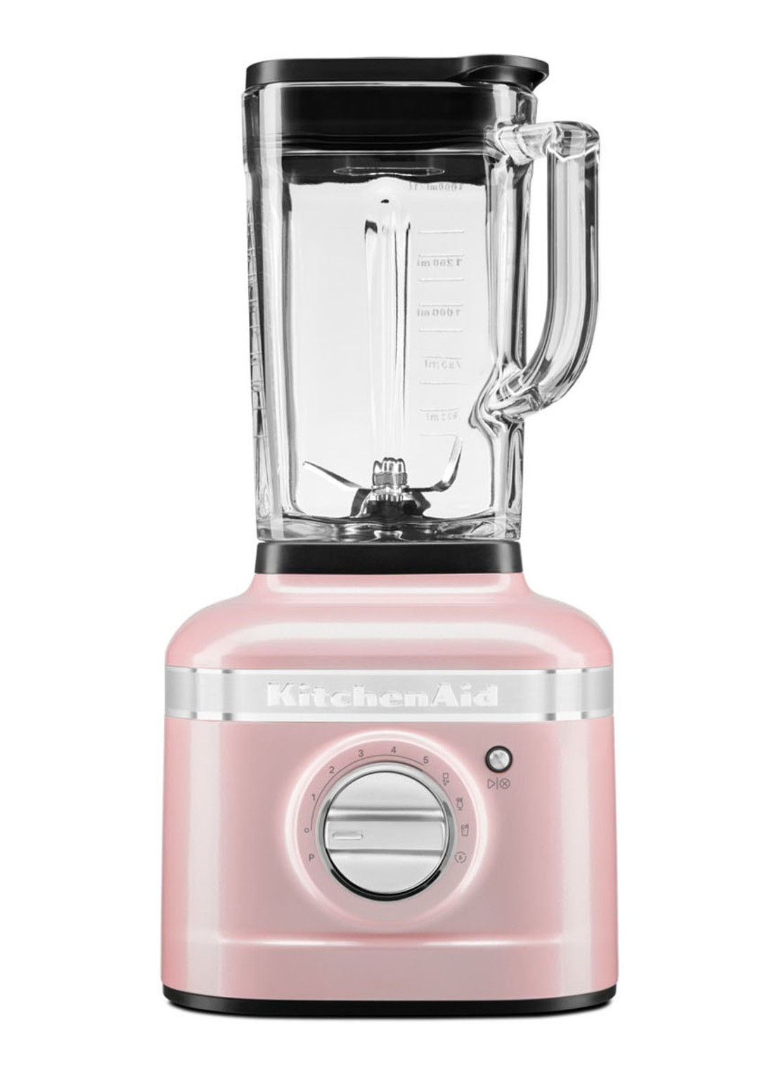 KitchenAid Artisan blender 1,4 liter K400 - Zijderoze - voorkant lichtroze