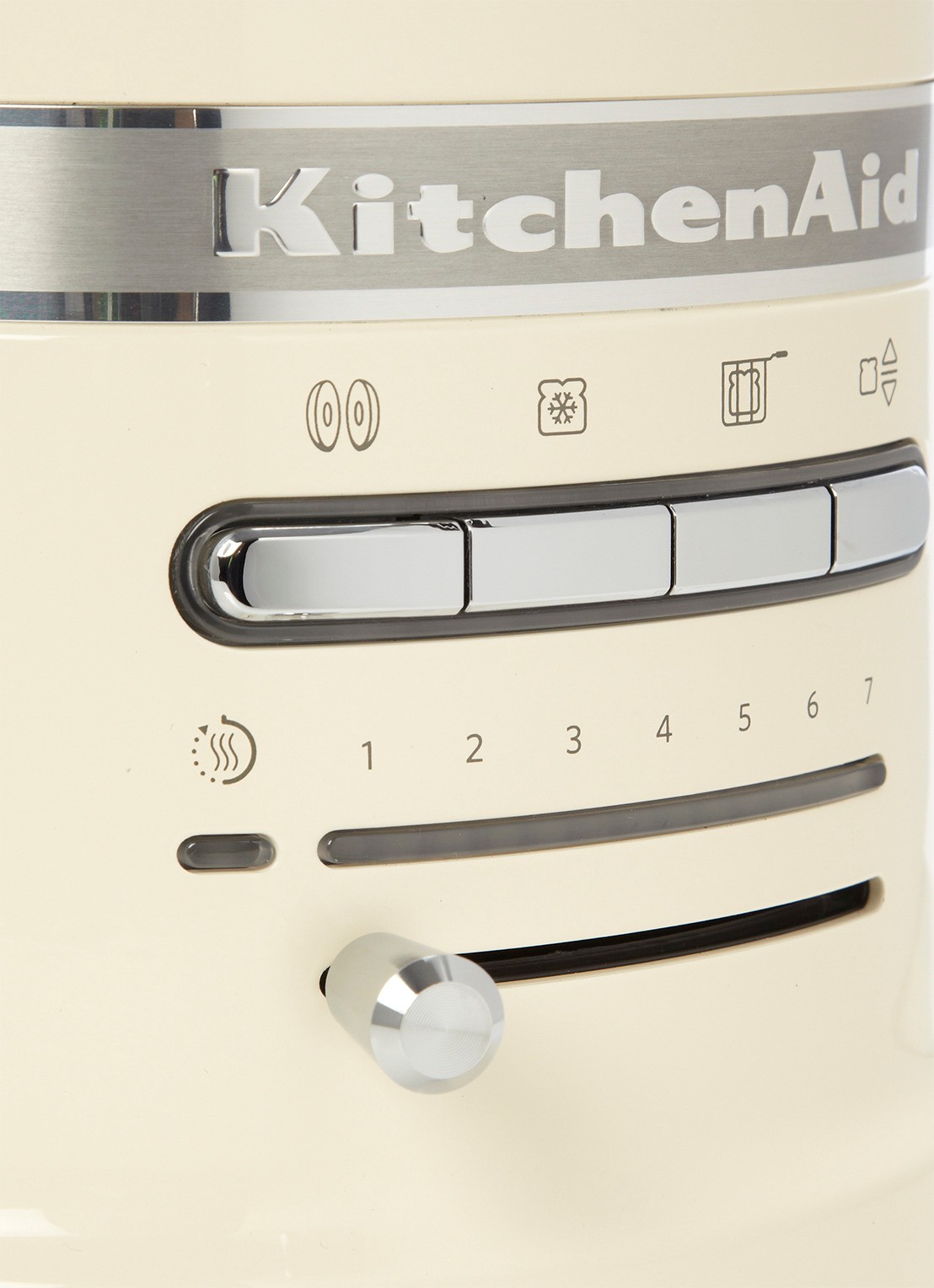 KitchenAid Artisan broodrooster 2-slots 5KMT2204 - Amandelwit - detail creme