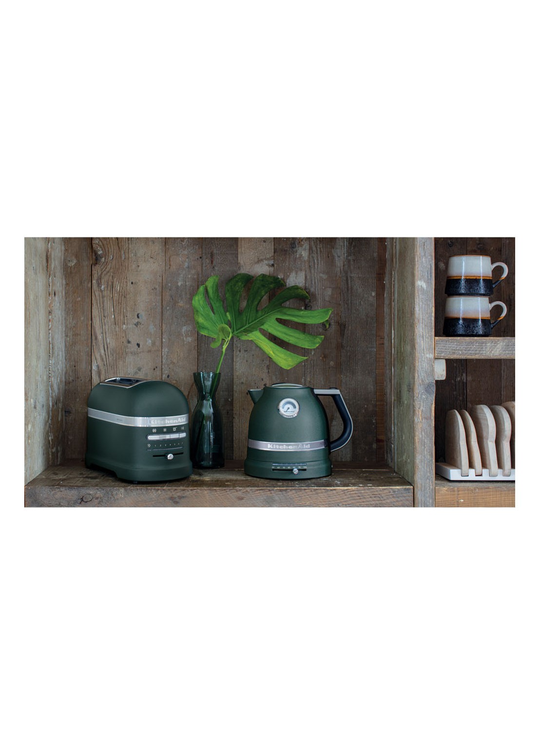 KitchenAid Artisan broodrooster 2-slots 5KMT2204 - Pebbled Palm - detail 3 donkergroen