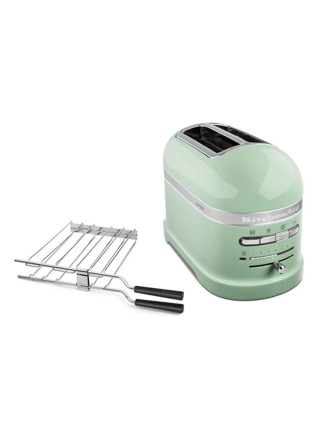 KitchenAid Artisan broodrooster 2-slots 5KMT2204 - pistache - detail 4 mint