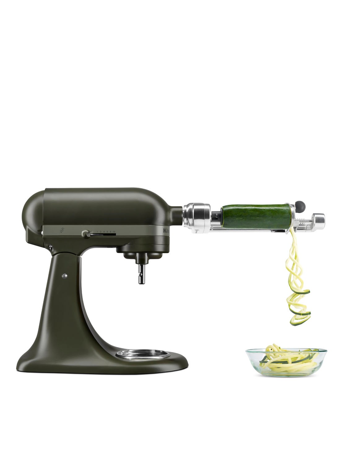 KitchenAid Artisan keukenmachine 4,7 liter 5KSM180WSEEG - Evergreen - detail 5 donkerbruin