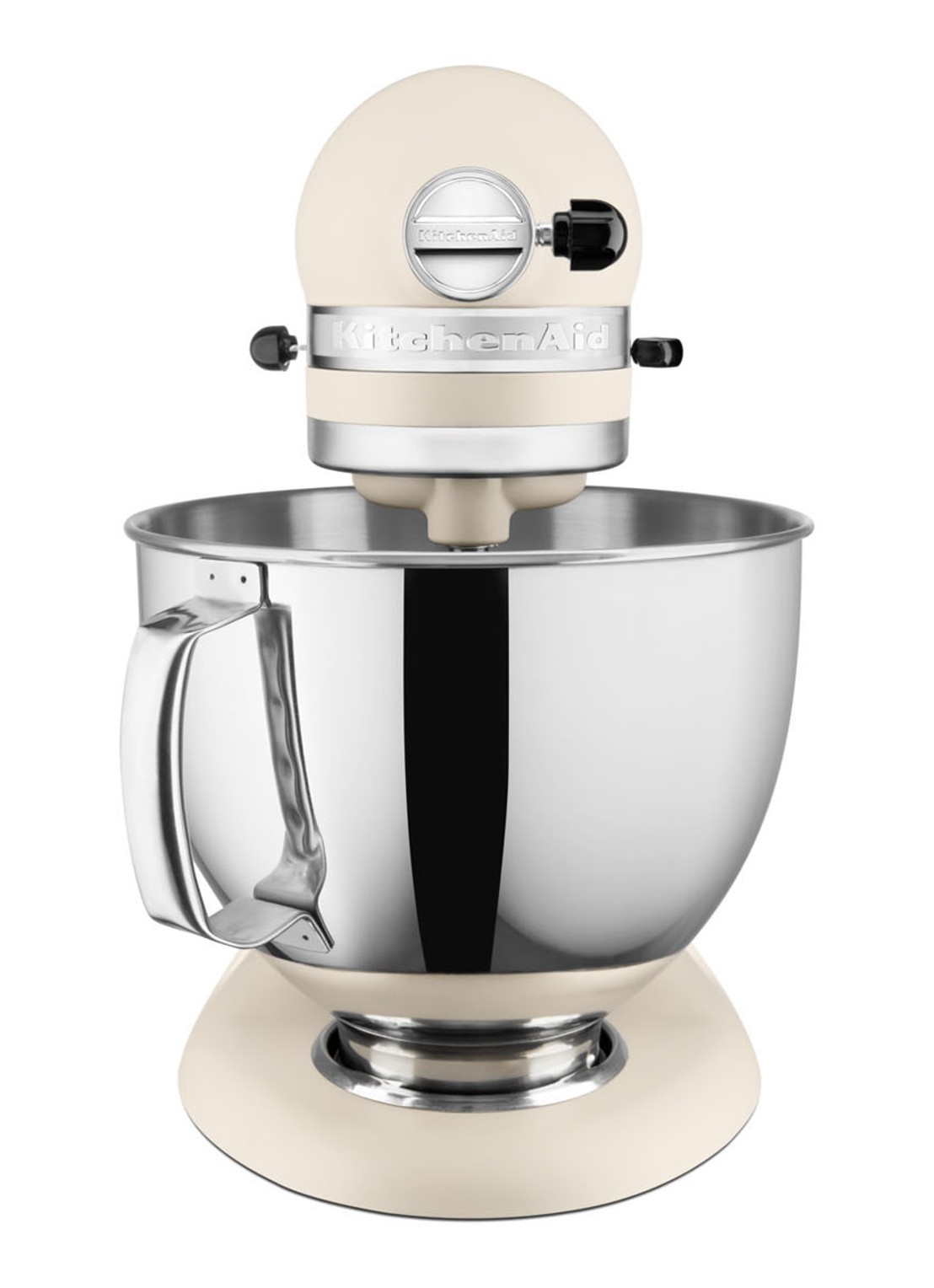 KitchenAid Artisan keukenmachine 4,8 liter 5KSM175PSEFL - Matte Fresh Linen - detail creme