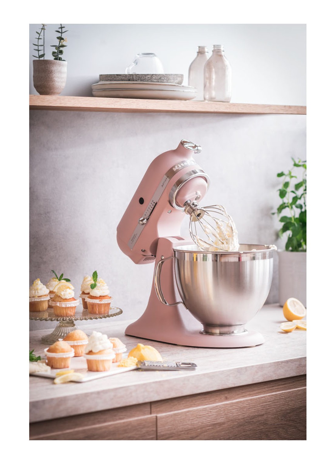 KitchenAid Artisan keukenmachine 4,8 liter 5KSM185PSEFT - Feather Pink - detail 4 feather pink