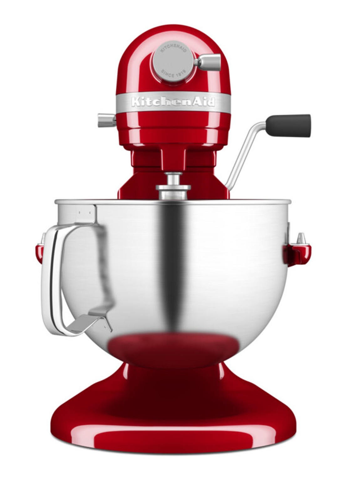 KitchenAid Artisan keukenmachine met in de hoogte verstelbare kom 5,6 liter - detail keizerrood