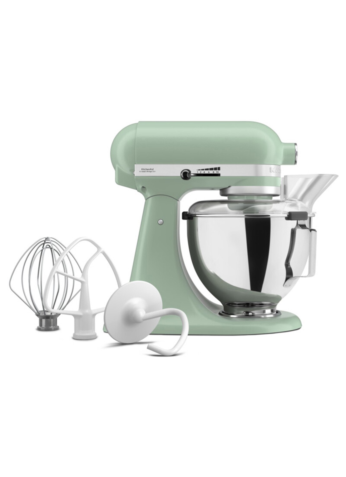 KitchenAid Artisan keukenmachine met kantelbare kop 4,3 liter 5KSM95PS - detail 3 lindegroen