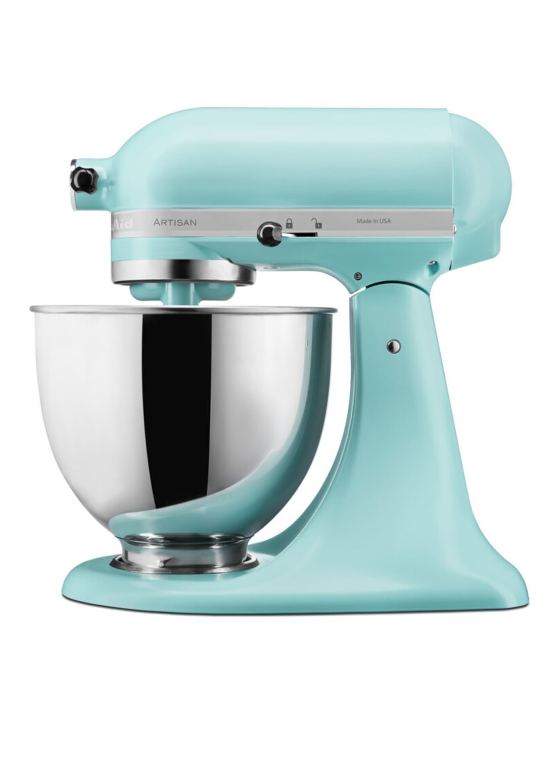 KitchenAid Artisan keukenmachine met kantelbare kop 4,7 liter - 5KSM125EMI - detail 5 aquablauw