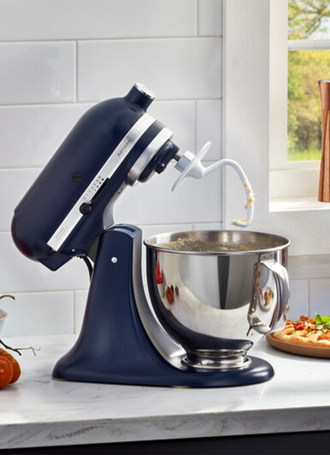 KitchenAid Artisan keukenmachine met kantelbare kop 4,8 liter 5KSM125EIB - Ink Blue - voorkant 6 ink blue