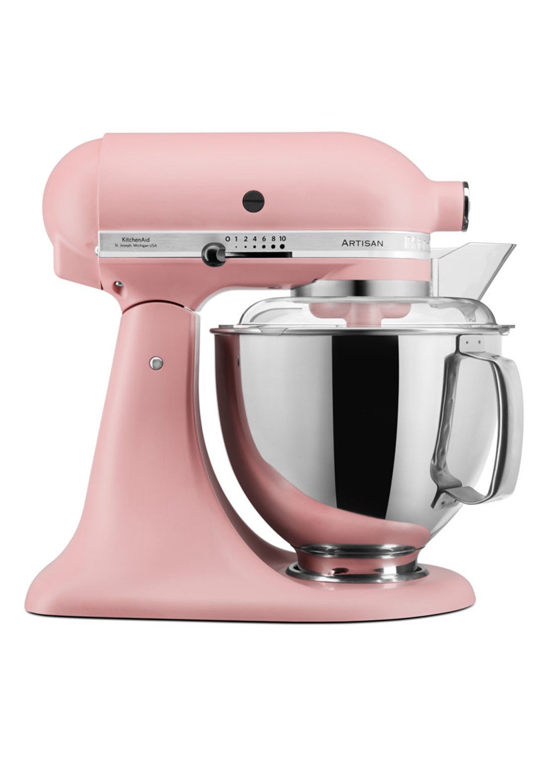 KitchenAid Artisan keukenmachine met kantelbare kop 4,8 liter 5KSM175PSEDR - Poeder Roze  - detail 4 poeder roze