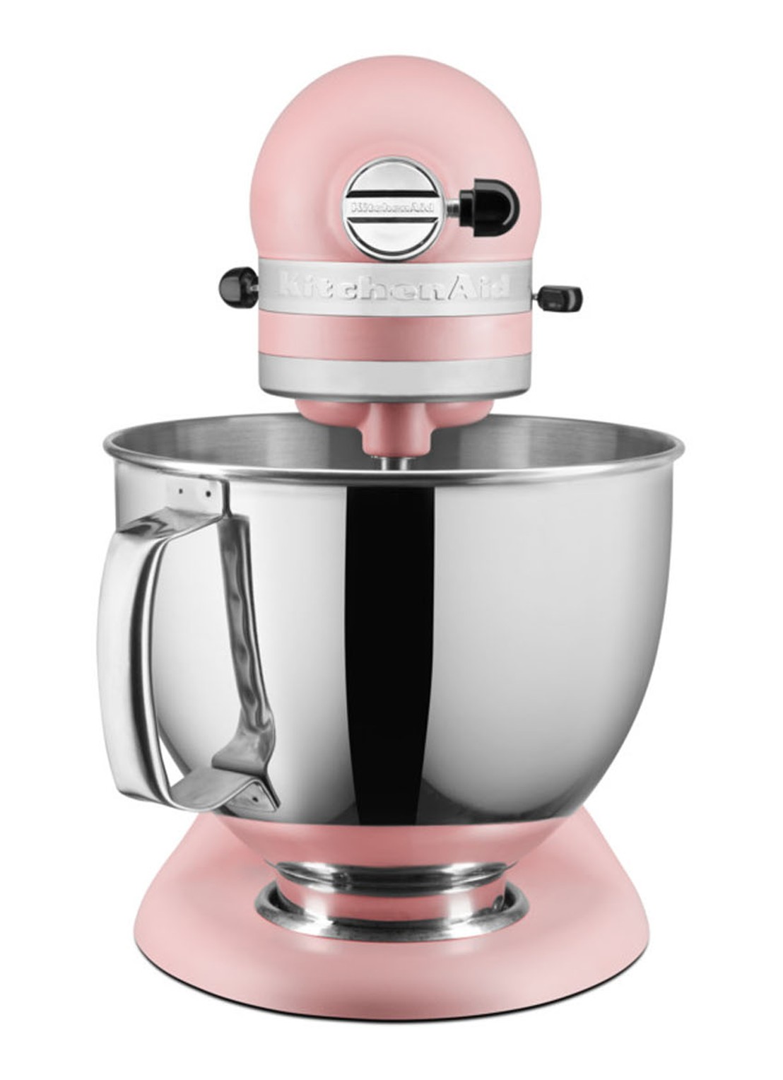 KitchenAid Artisan keukenmachine met kantelbare kop 4,8 liter 5KSM175PSEDR - Poeder Roze  - voorkant 2 poeder roze