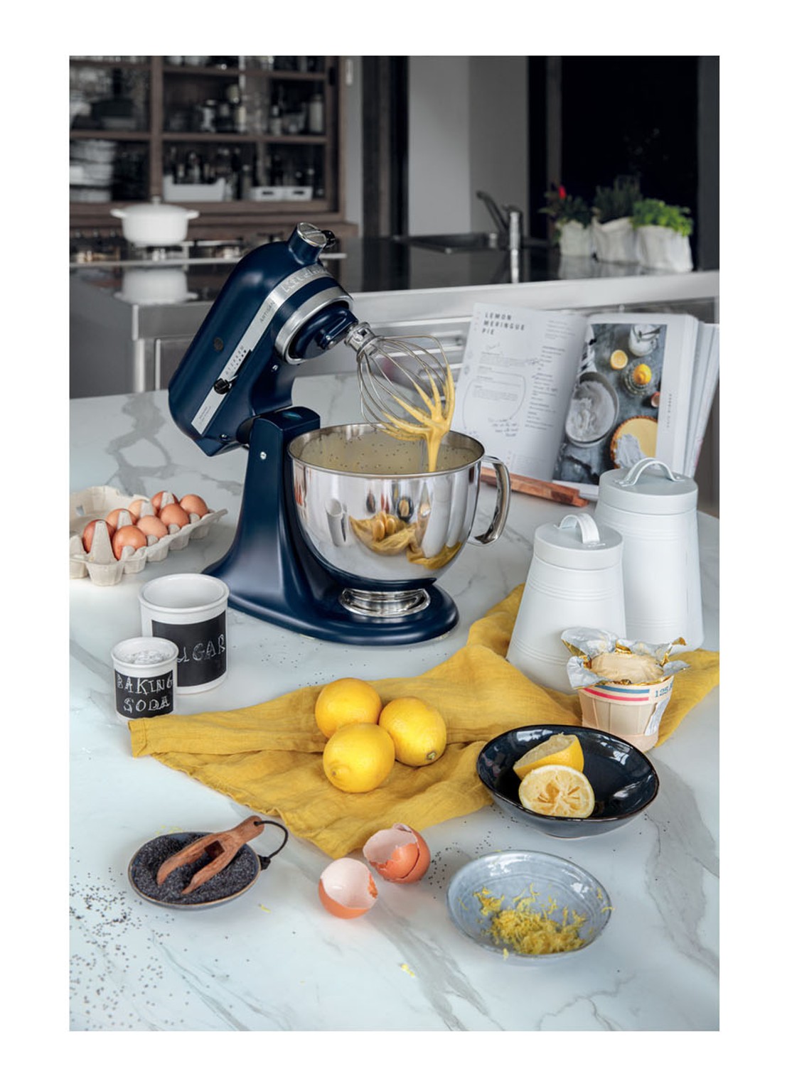 KitchenAid Artisan keukenmachine met kantelbare kop 4,8 liter 5KSM175PSEIB - Matte Ink Blue - detail 5 matte ink blue