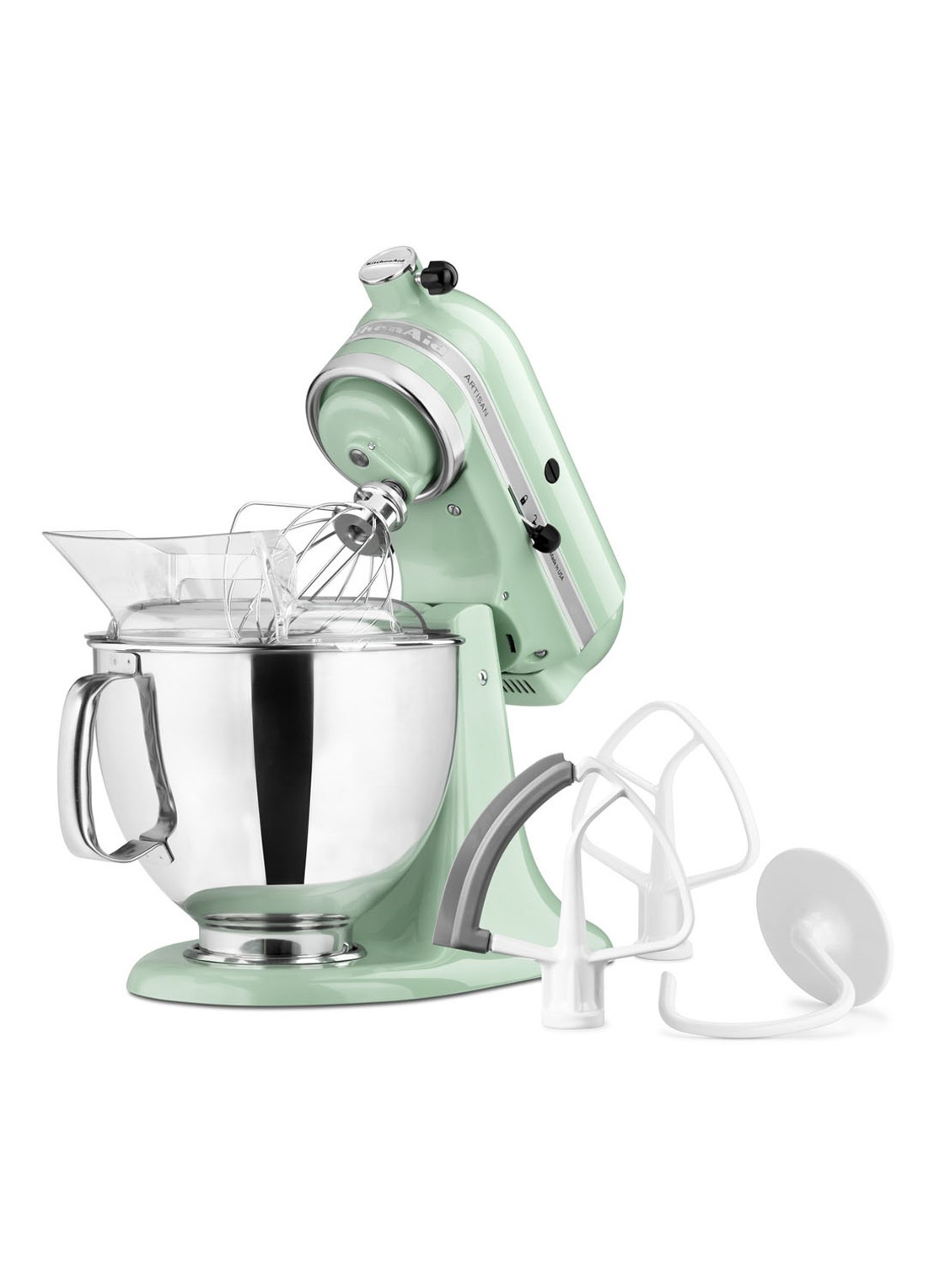 KitchenAid Artisan keukenmachine met kantelbare kop 4,8 liter 5KSM175PSEPT - Pistache - detail 6 pistache