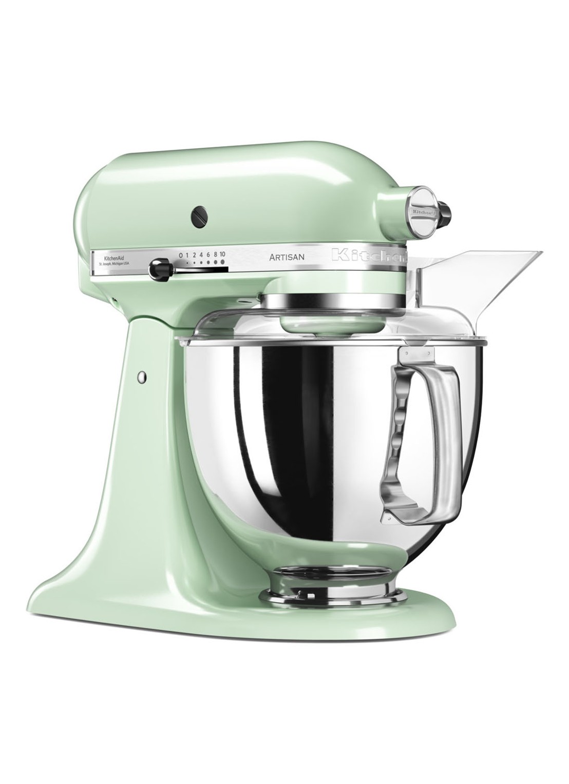 KitchenAid Artisan keukenmachine met kantelbare kop 4,8 liter 5KSM175PSEPT - Pistache - detail 7 pistache