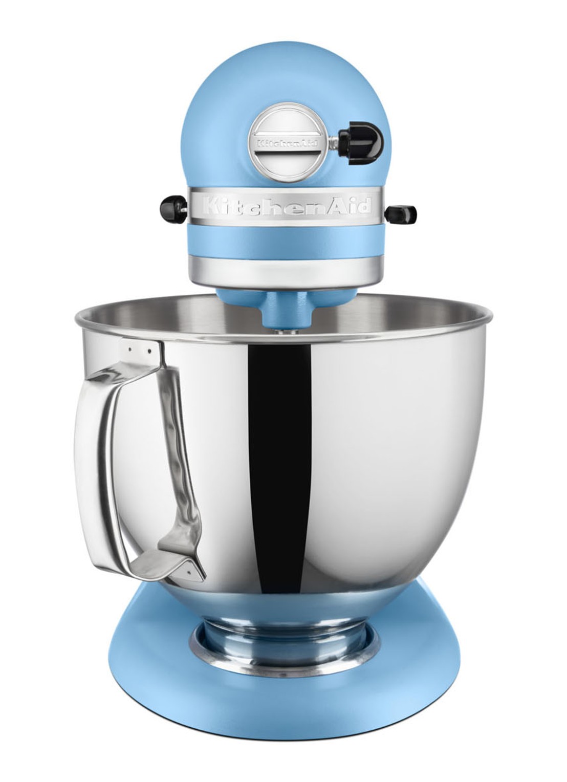 KitchenAid Artisan keukenmachine met kantelbare kop 4,8 liter 5KSM175PSEVB - Velvet blue - detail velvet blue