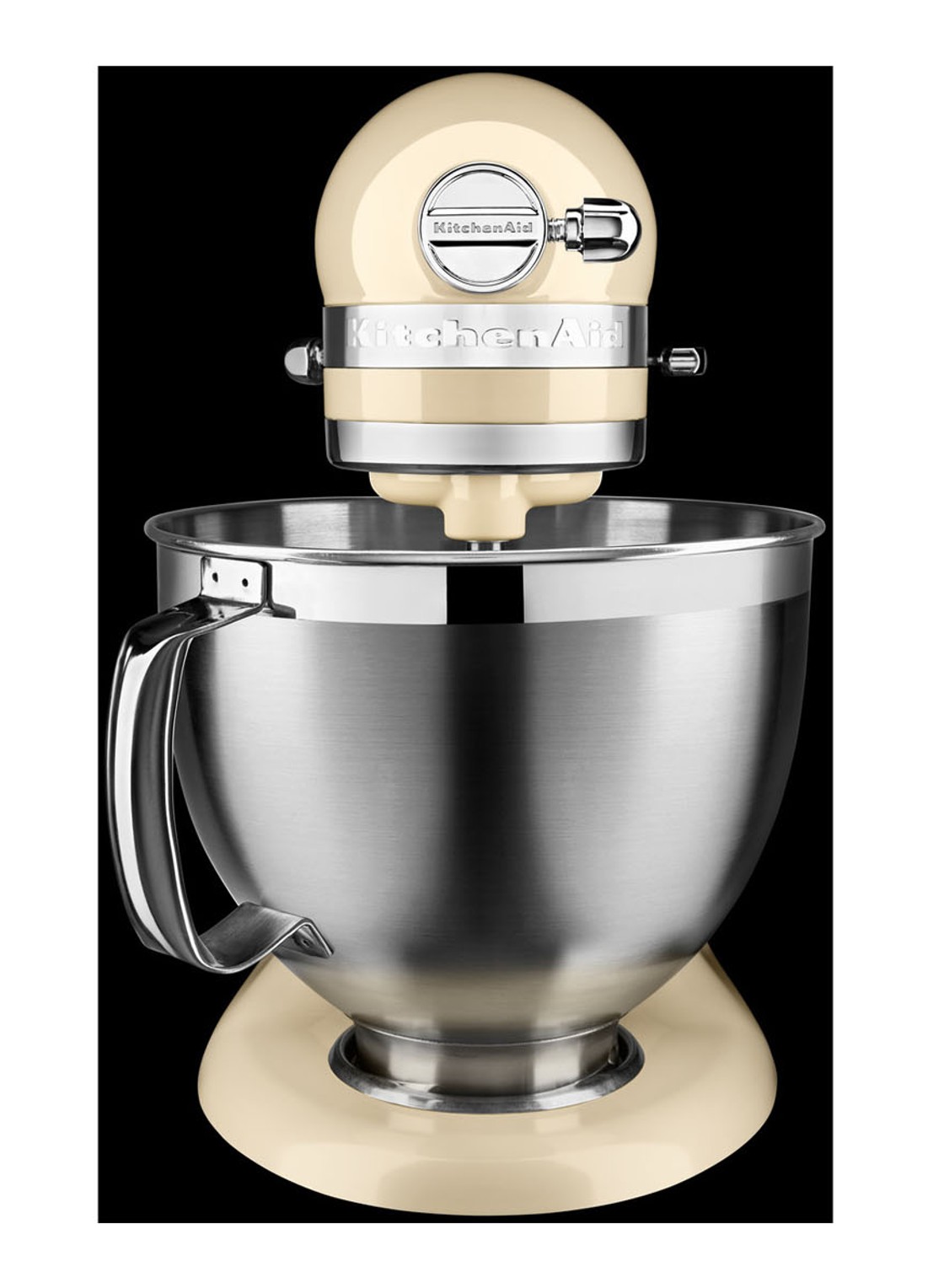 KitchenAid Artisan keukenmachine met kantelbare kop 4,8 liter 5KSM185PSEAC - Amandelwit - detail 3 creme