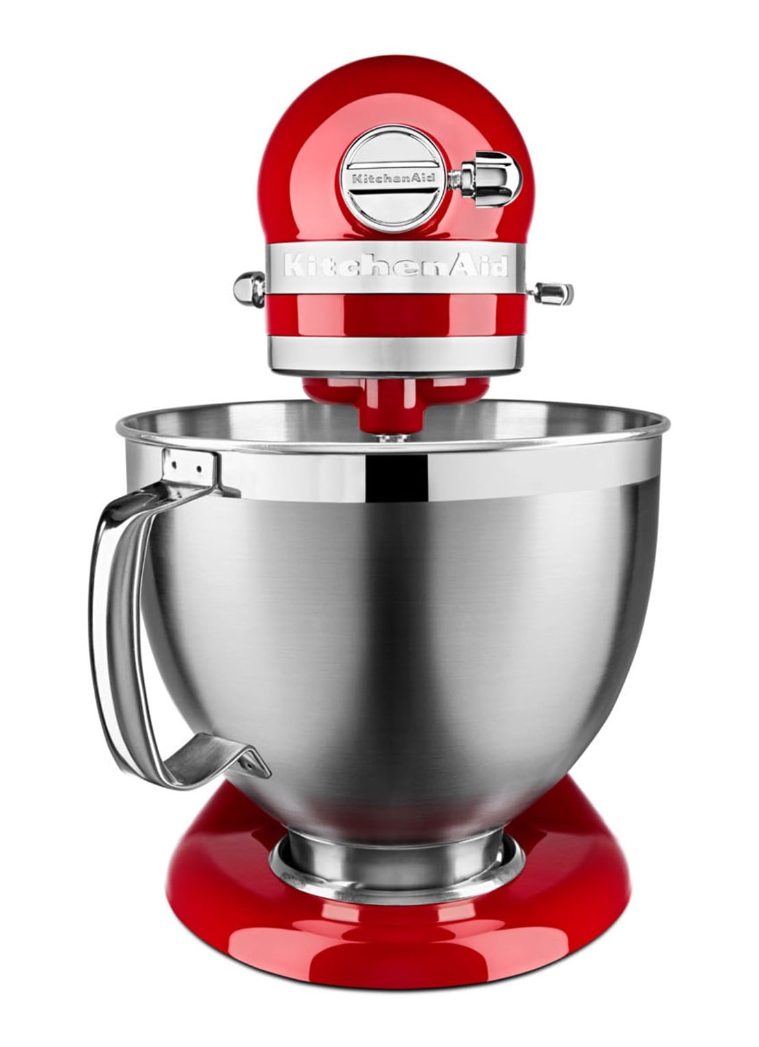 KitchenAid Artisan keukenmachine met kantelbare kop 4,8 liter 5KSM185PSEER - Keizerrood - detail keizerrood