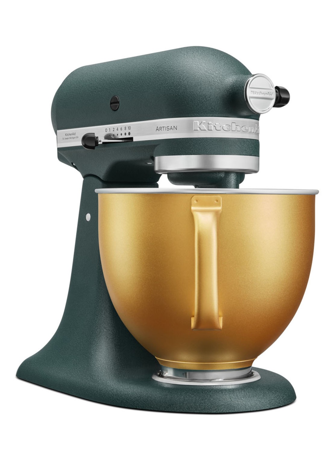 KitchenAid Artisan keukenrobot/mixer 4,8 liter 5KSM156VGEPP - Pebbled Palm - detail 3 donkergroen