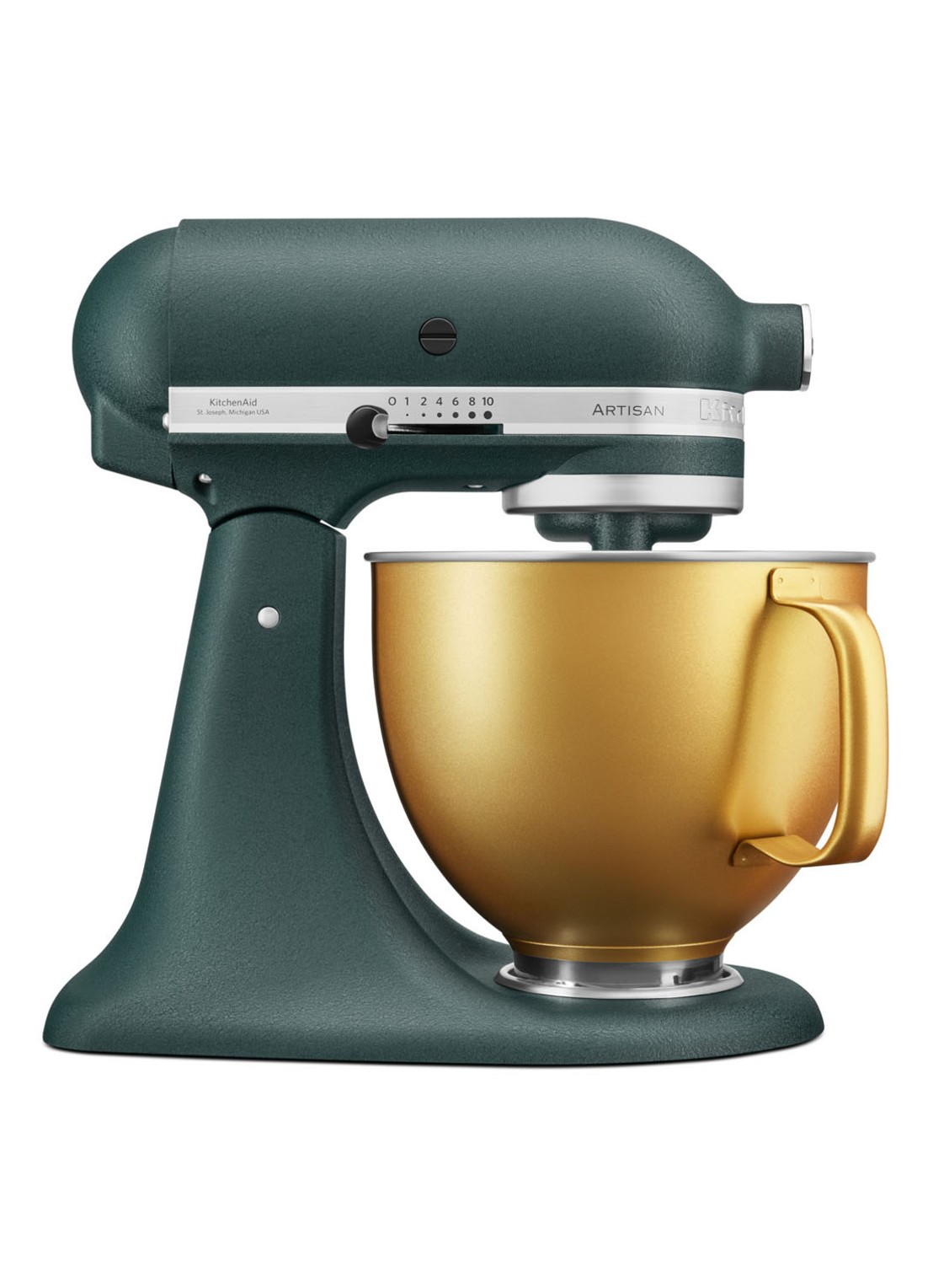 KitchenAid Artisan keukenrobot/mixer 4,8 liter 5KSM156VGEPP - Pebbled Palm - voorkant donkergroen