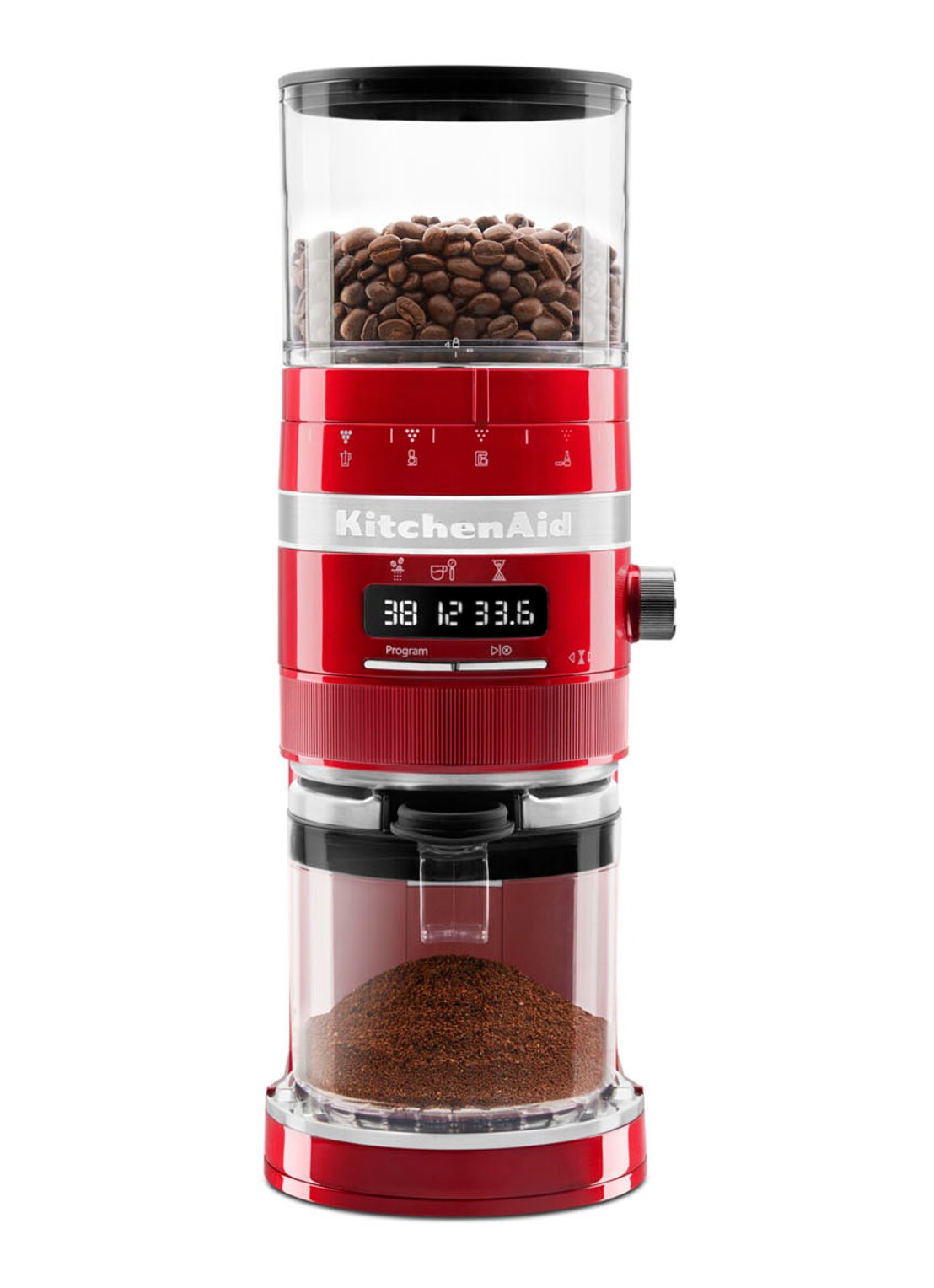 KitchenAid Artisan koffiemolen 5KCG8433 - voorkant appelrood