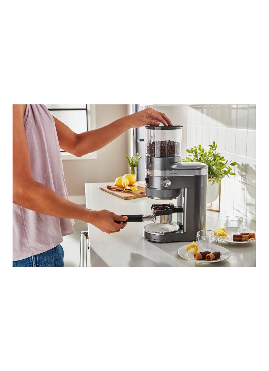 KitchenAid Artisan koffiemolen 5KCG8433 - detail 3 tingrijs