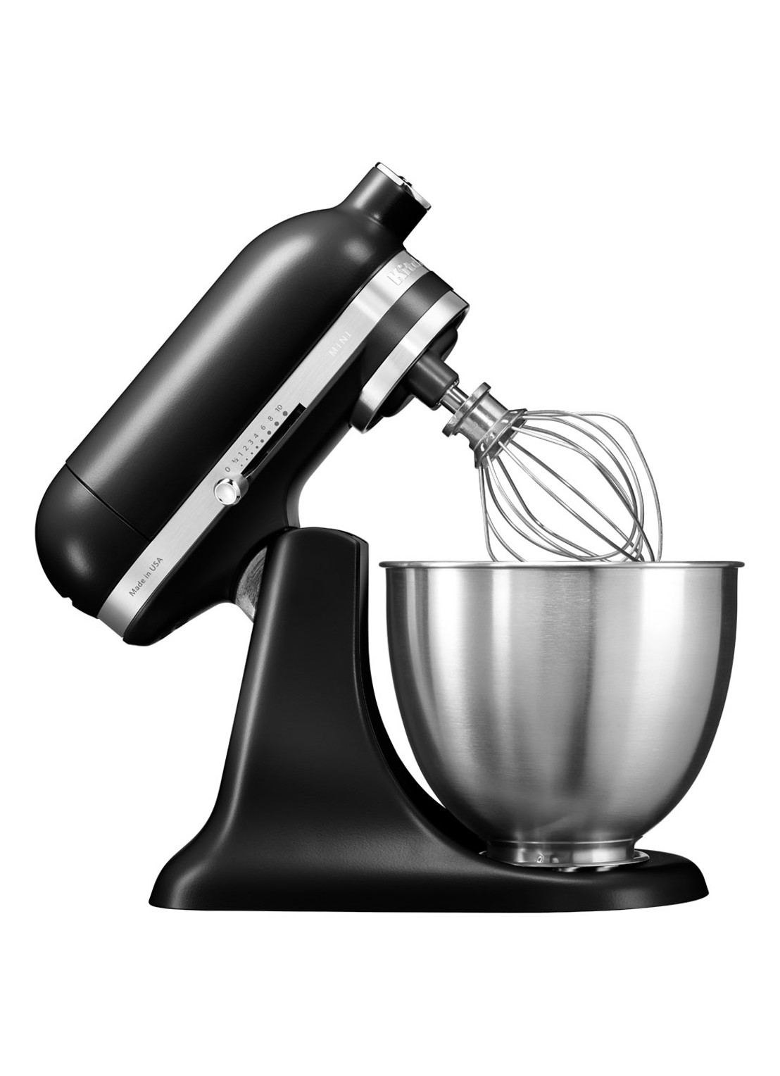 KitchenAid Artisan mini keukenmachine 3,3 liter 5KSM3311X - Mat Zwart - detail 2 mat zwart