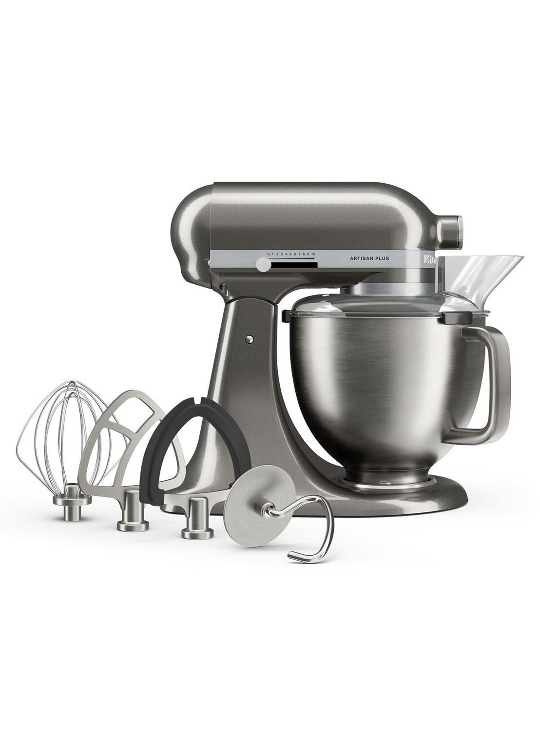 KitchenAid Artisan Plus keukenmachine met kantelbare kop 4,7 liter - detail 2 zilver