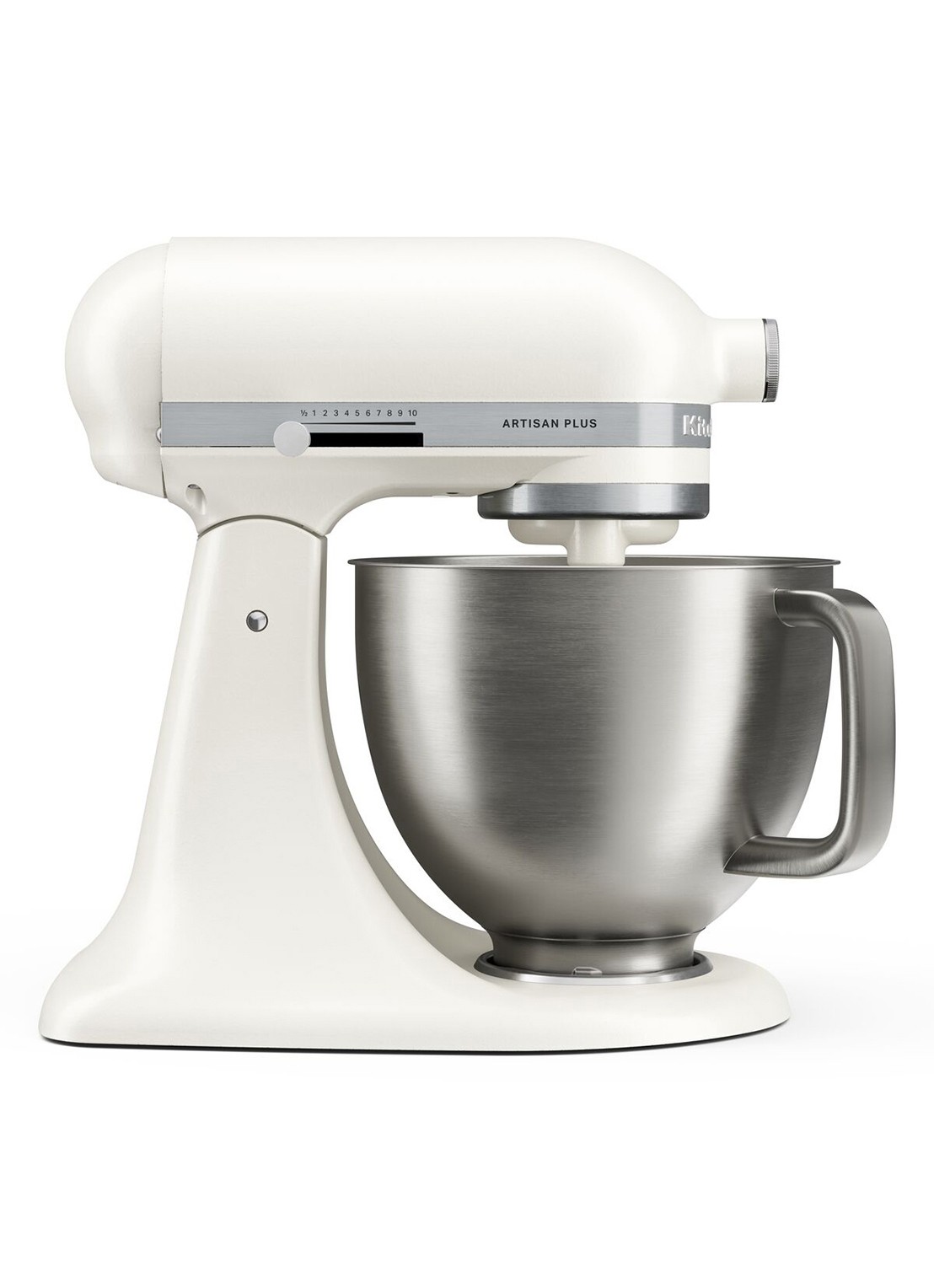 KitchenAid Artisan Plus keukenmachine met kantelbare kop 4,7 liter - voorkant 2 wit