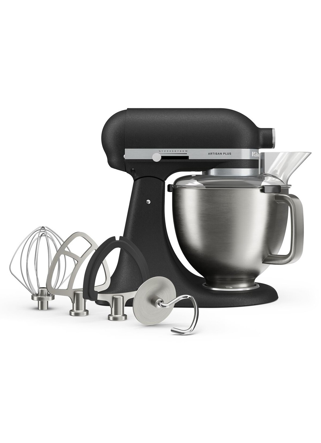 KitchenAid Artisan Plus keukenmachine met kantelbare kop 4,7 liter - detail 3 zwart