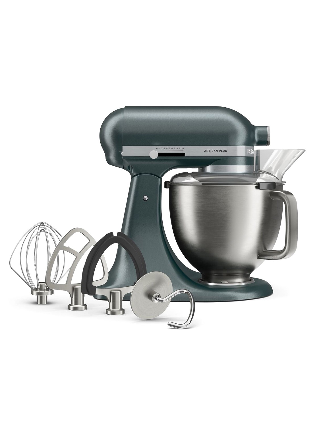 KitchenAid Artisan Plus keukenmachine met kantelbare kop 4,7 liter - detail juniper