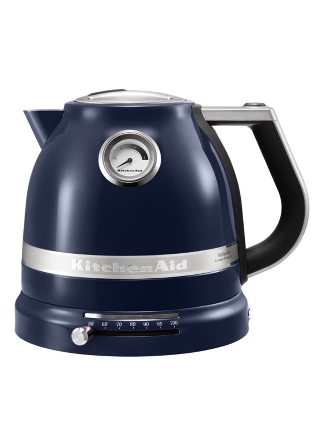 KitchenAid Artisan variabele waterkoker 1,5 liter 5KEK1522 - Ink Blue - voorkant blauw