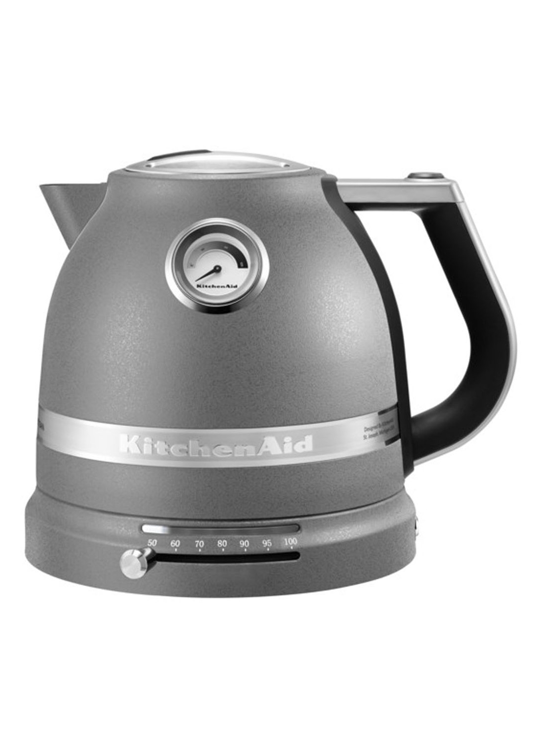 KitchenAid Artisan waterkoker 1,5 liter 5KEK1522 - Imperial Grey - detail 3 grijs